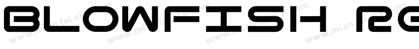 Blowfish Regular字体转换